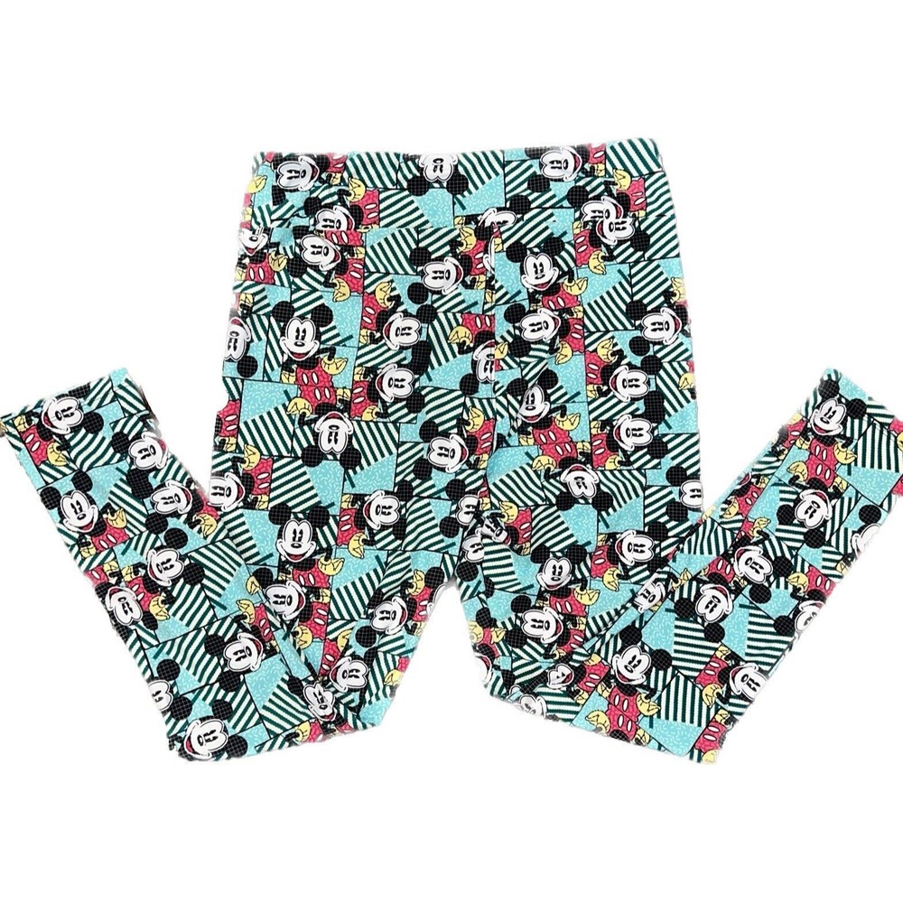 LuLaRoe Leggings Tall &‎ Curvy Disney Mickey Mouse Soft Brand New with Tags